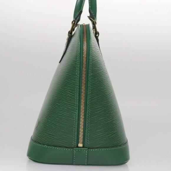 LOUIS VUITTON Epi Alma Hand Bag Borneo Green - Picture 11 of 16